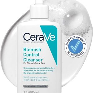 CeraVe Blemish Control Face Cleanser with 2% Salicylic Acid & Niacinamide for Blemish-Prone Skin 236ml